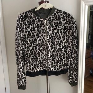 T Tahari Leopard Print Jacket